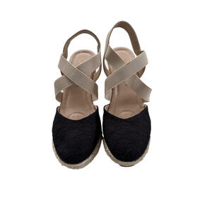 Journee Collection Ashlee Shoes Womens Size 6 Espadrille Wedge Sandals Summer